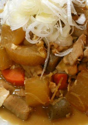 豆腐入り豚モツ煮込み-レシピのメイン写真