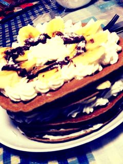 大きなホットケーキ-レシピのメイン写真