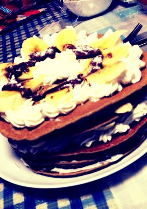 大きなホットケーキ-レシピのメイン写真