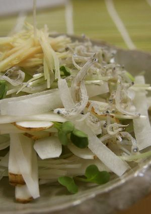 菊芋と大根のシャキシャキじゃこサラダ-レシピのメイン写真