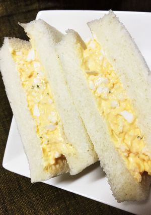 サンドイッチ！簡単めちゃ旨！卵サンド-レシピのメイン写真