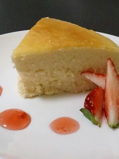 ふわふわ!スフレチーズケーキ-レシピのメイン写真