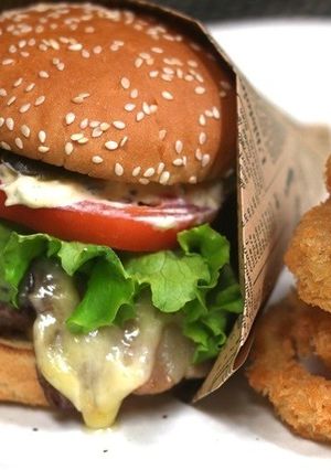 ハンバーガーの包み紙の作り方♪-レシピのメイン写真