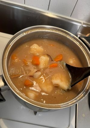 お正月に☆白味噌のお雑煮(関西風)-レシピのメイン写真