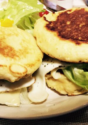 ホットケーキサンド-レシピのメイン写真