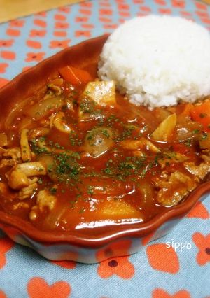 簡単☆豚こまで作る本格ハヤシライス-レシピのメイン写真