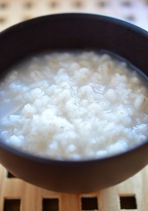 基本！炊飯器で簡単に麦入りお粥-レシピのメイン写真