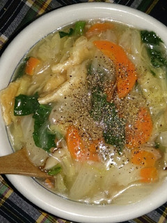 ヘルシー!油揚げと白菜のとろとろあんかけ-レシピのメイン写真