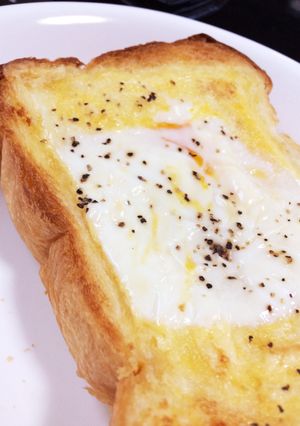 マヨたまでサクふわ朝食トースト♪-レシピのメイン写真