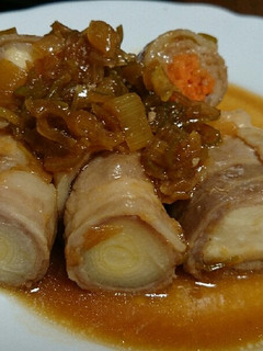 野菜の豚肉巻き~ねぎだれ~-レシピのメイン写真