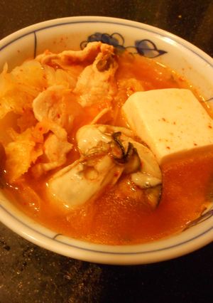 豪華版☆カキと豚のキムチ鍋-レシピのメイン写真