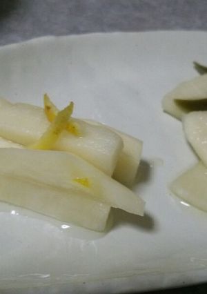 大根の酢漬け☆柚子風味-レシピのメイン写真