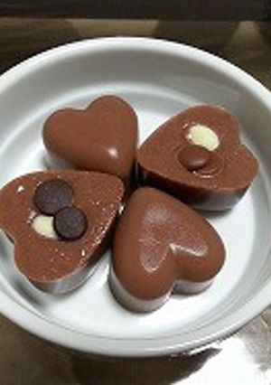 ダイエット中に嬉しい♪チョコプリン風寒天-レシピのメイン写真