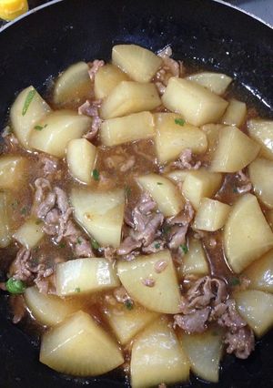 豚肉と大根の炒め煮-レシピのメイン写真