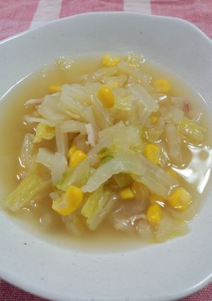 白菜でコトコトコンソメ煮-レシピのメイン写真