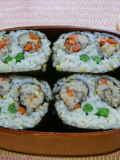 お弁当(80)パンダ?巻き-レシピのメイン写真