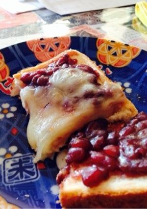 あんチーズ トースト-レシピのメイン写真