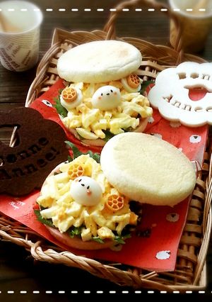 ひつじno卵サンド-レシピのメイン写真