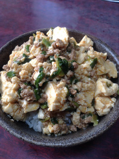 簡単!美味しい!麻婆丼-レシピのメイン写真