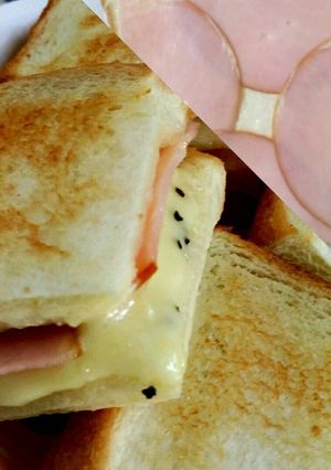 朝の簡単ホットサンド◆ハム&チーズ◆-レシピのメイン写真
