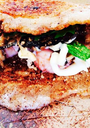 和風(o^^o)絶品餅バーガー！-レシピのメイン写真