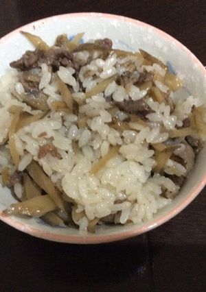 1つで3度美味しいゴボウしぐれ煮ご飯-レシピのメイン写真