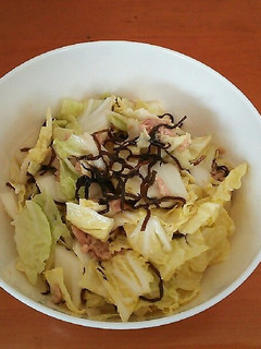 混ぜるだけで簡単!白菜と塩昆布のサラダ-レシピのメイン写真