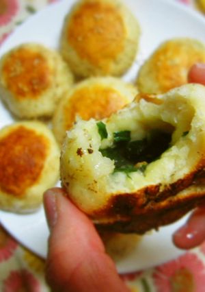 HBのパン生地で簡単美味しい焼きニラまん-レシピのメイン写真