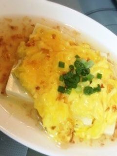 フワフワ卵の和風あんかけ豆腐-レシピのメイン写真