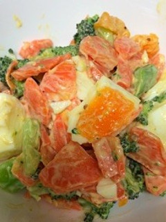 まるごとにんじん、ブロッコリーサラダ-レシピのメイン写真