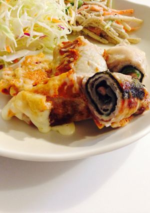 簡単。豚のチーズ巻き-レシピのメイン写真