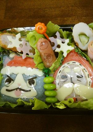 クリスマス妖怪ウオッチ弁-レシピのメイン写真