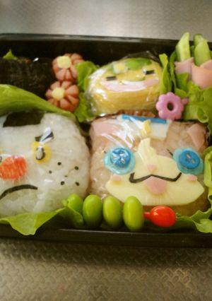 新年を迎え1回目のキャラ弁はやはり妖怪で-レシピのメイン写真