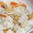 簡単固形燃料で炊き込みごはん