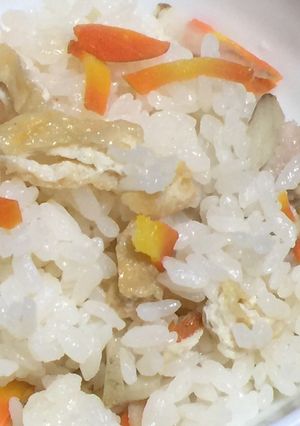 簡単固形燃料で炊き込みごはん-レシピのメイン写真