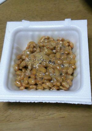 義父の食べ方～納豆に胡麻油～-レシピのメイン写真