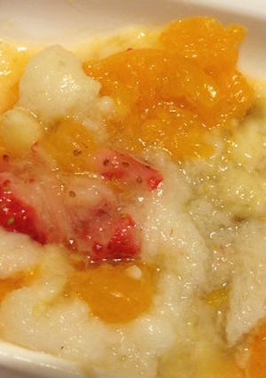 離乳食＊苺バナナみかんのパン粥-レシピのメイン写真