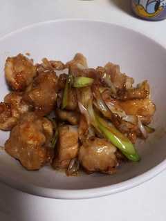 簡単 つまみ 長ネギと鶏肉の甘辛焼き-レシピのメイン写真