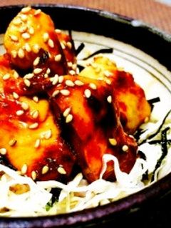 【10分】鰻丼風*鶏の甘辛照り焼き丼-レシピのメイン写真