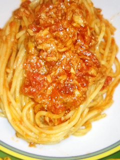 トマトツナソーススパゲッティ-レシピのメイン写真