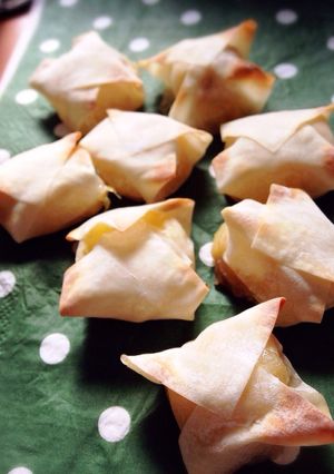 餃子の皮deバナナパイ-レシピのメイン写真