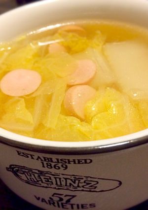 ぽかぽか白菜スープ-レシピのメイン写真