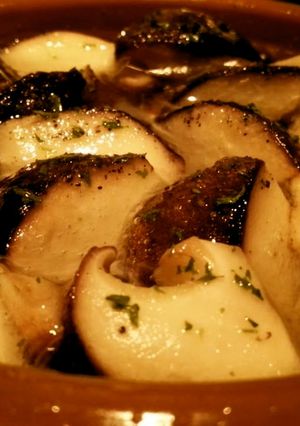 肉厚！原木しいたけのアヒージョ-レシピのメイン写真