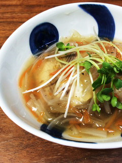 サワラと豆腐の蒸し物 中華あんかけ-レシピのメイン写真