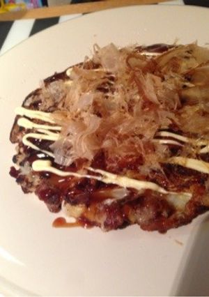 白菜のお好み焼？たこ焼？風 玉子不使用-レシピのメイン写真