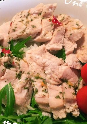 簡単エスニック！むね肉のカオマンガイ★-レシピのメイン写真