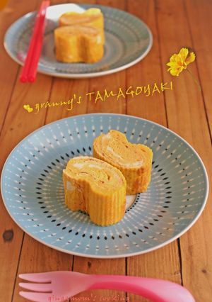 ばあばの卵焼き♡牛乳・はちみつ・塩・醤油-レシピのメイン写真