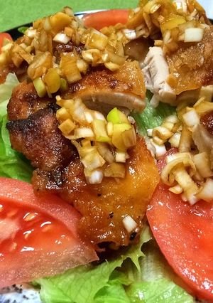 お野菜もりもり♪鶏肉の甘酢ソースがけ-レシピのメイン写真