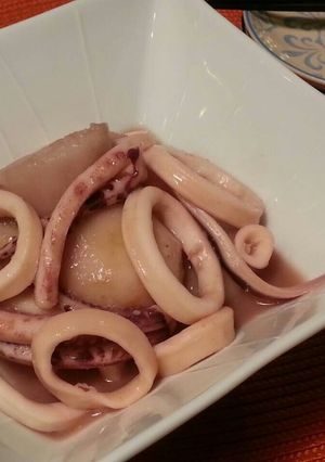 玄米熟成糀を使って☆イカと里芋の煮物-レシピのメイン写真