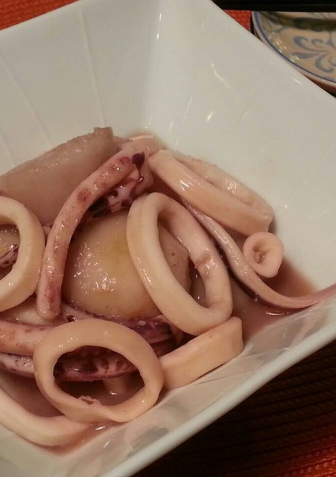 玄米熟成糀を使って☆イカと里芋の煮物-レシピのメイン写真